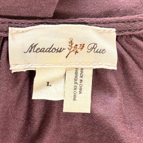 Meadow Rue Pink Ruffled Blouse with Elegant Style - Picture 2 of 6